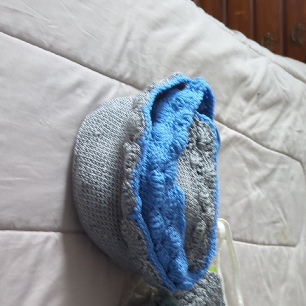 Cozy Gray and Blue Baskets